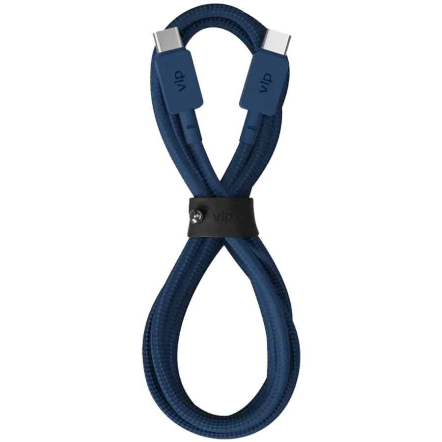 photo - VLP Кабель USB-C , Тёмно-синий, 1.2м