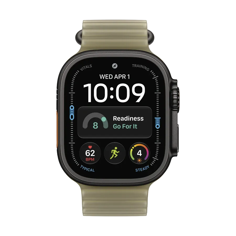 Apple 49mm Ocean Band - Black Titanium Finish Ремінець  for Apple Watch 44/45/46/49 mm, Size Універсальний розмір, Translucent Kelp – photo 2