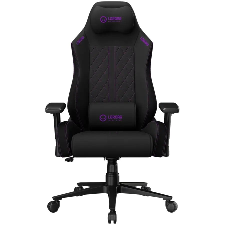 Игровое кресло LORGAR CHA 41, Черный/Фиолетовый – photo 1