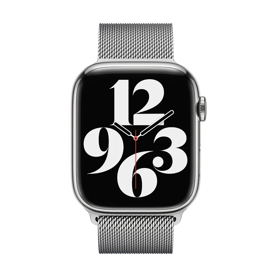 photo 3 - Apple Milanese Loop Band for Apple Watch 42/44/45 mm, Silver