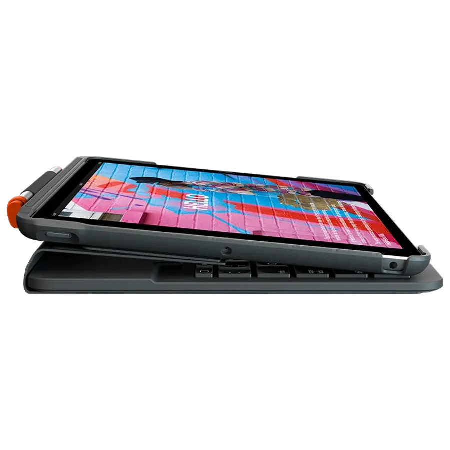 photo 4 - Logitech Պատյան-ստեղնաշար Slim Folio  Գրաֆիտ for iPad (7-րդ սերնդի)/(8th generation)/(9th generation)