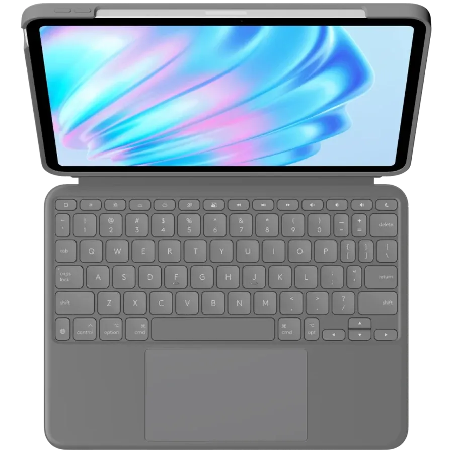 photo 2 - LOGITECH Чехол с клавиатурой Combo Touch Oxford Grey для iPad Air 11 (M2)