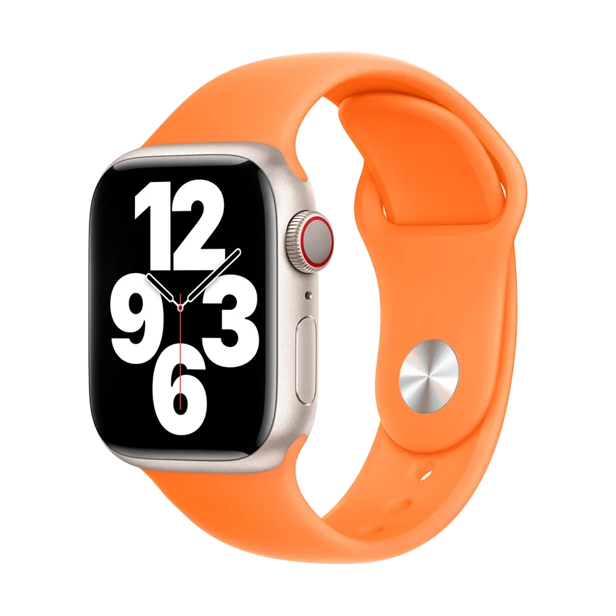 photo 3 - Apple 41mm Sport Band Band for Apple Watch 38/40/41 mm, Bright Orange