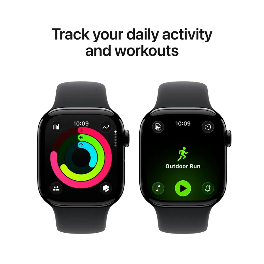 photo 4 - Apple Watch Series 11 GPS, 42mm, Sport Band "Black", S/M, Jet Black Aluminium