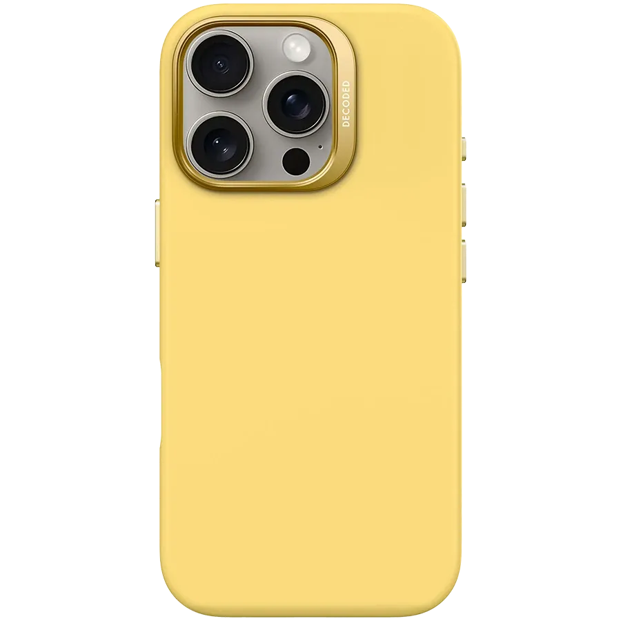 photo - Husă DECODED din silicon cu MagSafe pentru iPhone 16 Pro, Popcorn