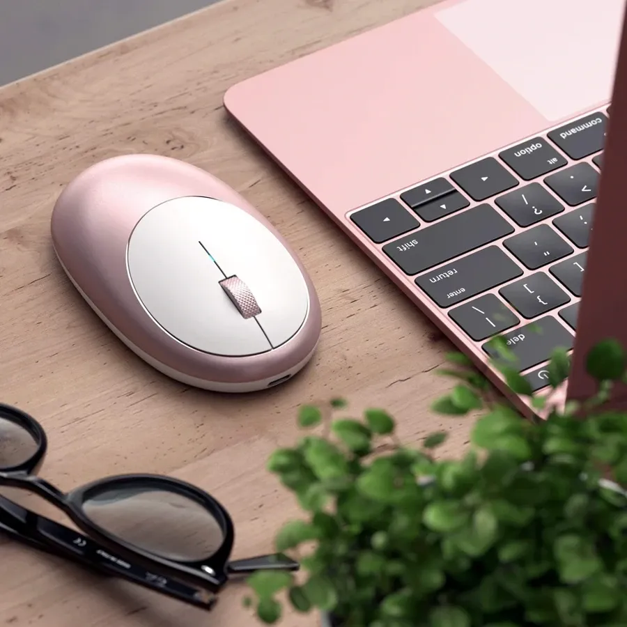 photo 5 - SATECHI M1 Wireless Mouse Mouse, Rose Gold