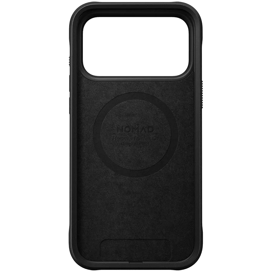 NOMAD Case Rugged Leather Horween with MagSafe Black for iPhone 17 Pro Max – photo 4
