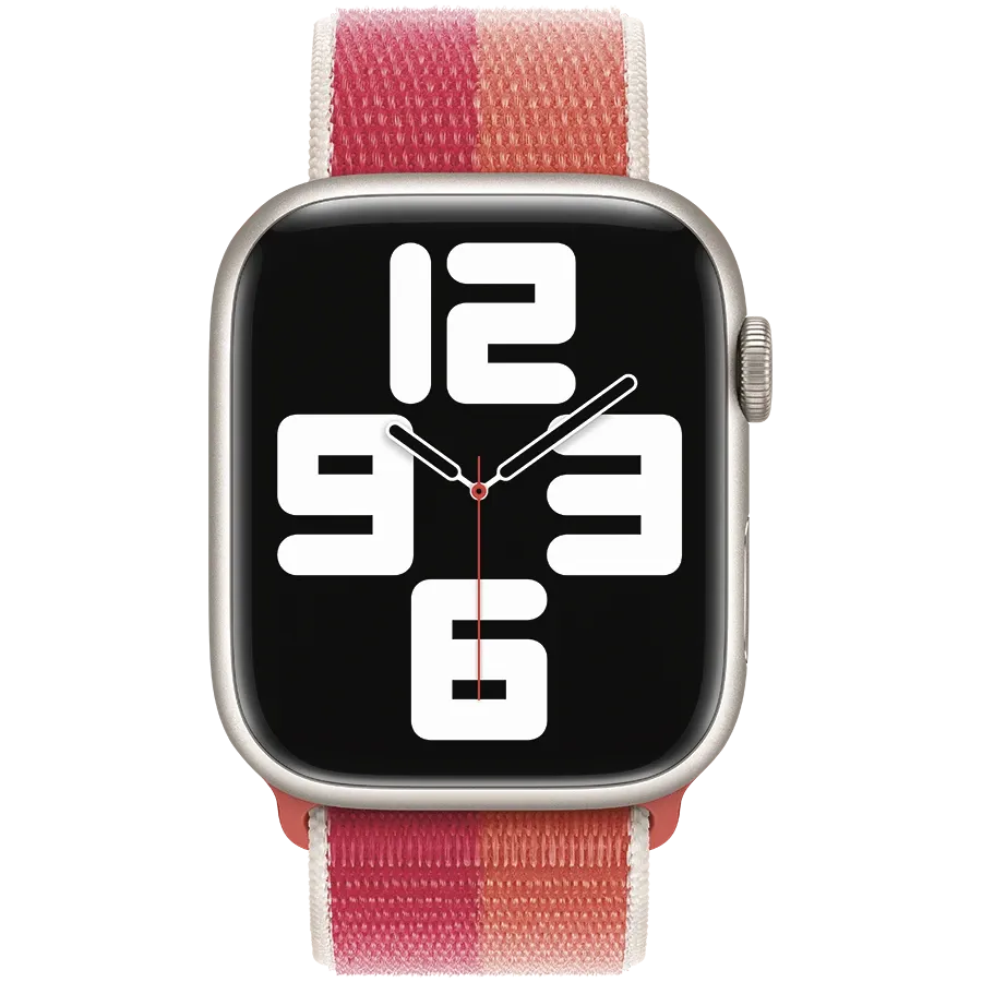 photo 3 - Apple 45mm Sport Loop - Regular Band for Apple Watch 42/44/45 mm, Nectarine/Peony