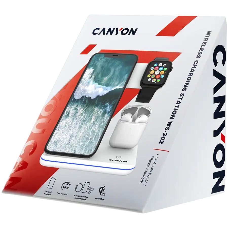 CANYON Индукционная зарядка WS-302, 15 Вт – photo 6