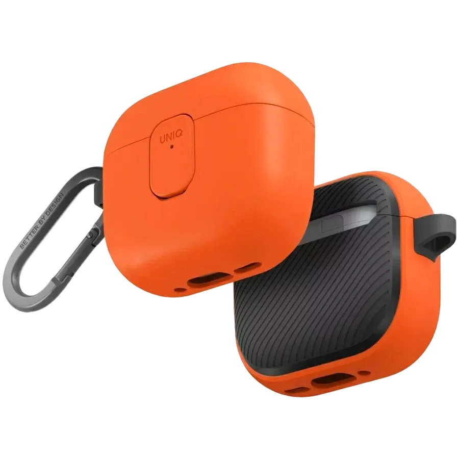 photo 4 - Qoruyucu örtük UNIQ CLYDE AirPods (Gen.4) üçün, Volt Orange