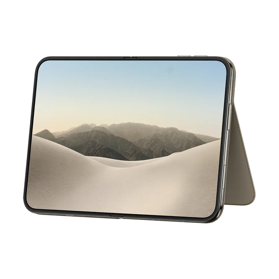 Apple Գիրք-պատյան Folio with Kickstand հետ MagSafe Պլատինե մոխրագույն for iPhone Duo – photo 1