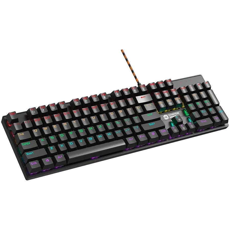 photo 2 - Ігрова клавіатура CANYON Deimos GK-4 (CND-SKB4-US)