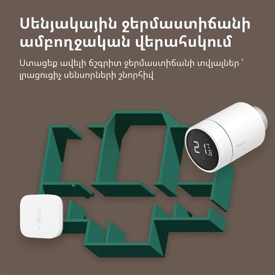 photo 9 - Smart Remote Control AQARA SRTS-A01 Radiator Thermostat E1 ()