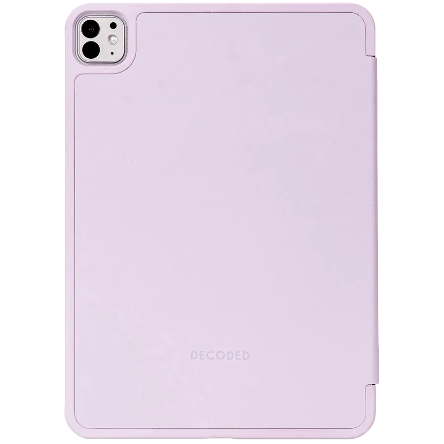 photo 3 - Чехол DECODED Smart Folio Slim из текстурированного силикона для iPad Pro 11 (M4/M5), Lavender