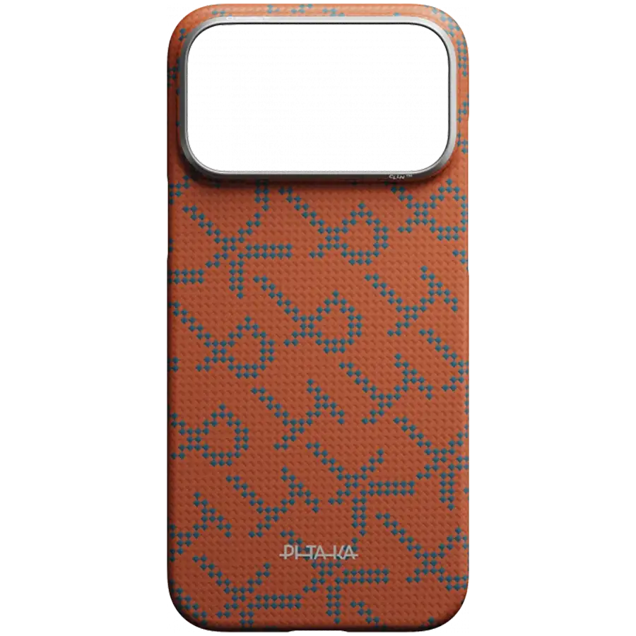 PITAKA Чохол Monogram with MagSafe Blue/Orange для iPhone 17 Pro – photo 2