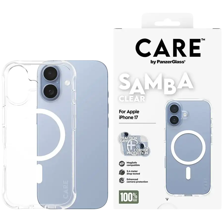 Чехол PANZERGLASS Samba прозрачный с MagSafe для iPhone 17 – photo 1