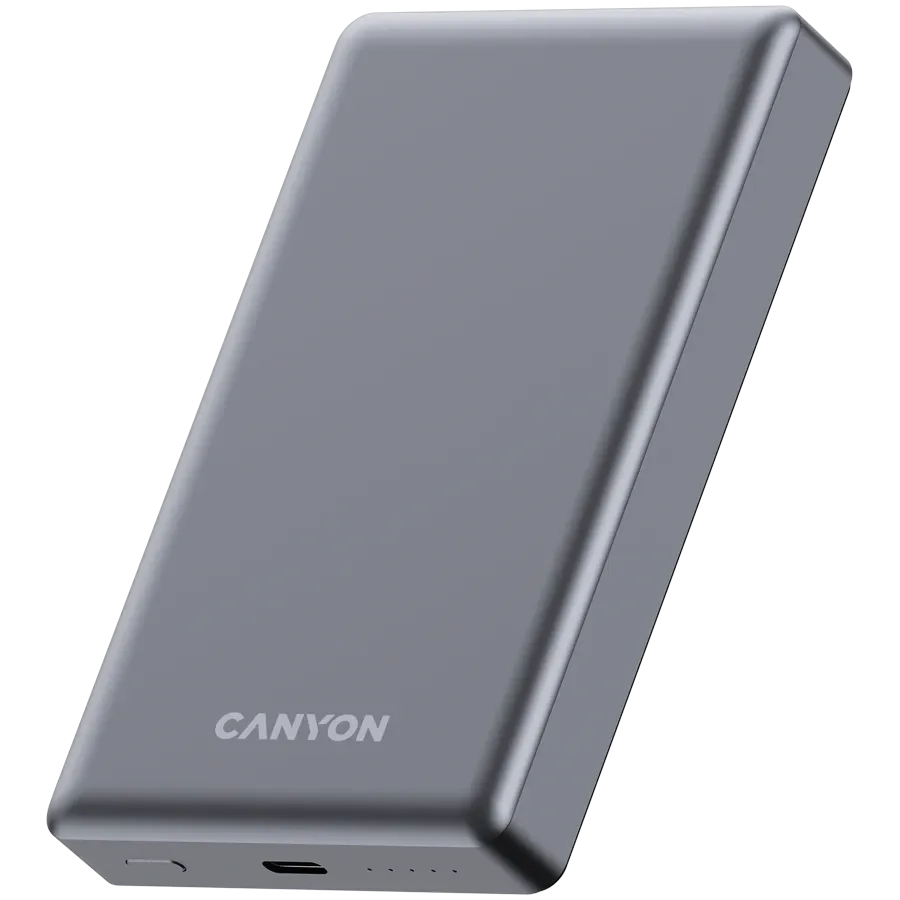 photo 2 - Portativ șarj cihazı CANYON OnPower 510, 10000 mA/saatda, Tünd-boz