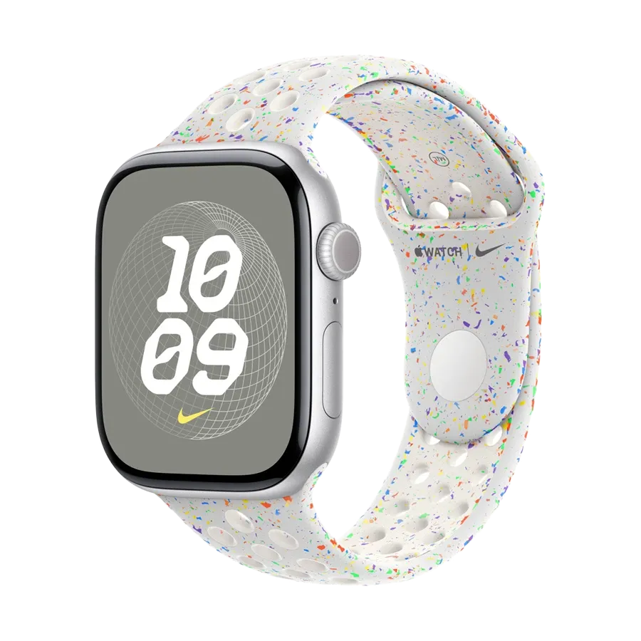 photo 2 - Apple Nike Sport Band for Apple Watch 44/46 mm, Size S/M, Pure Platinum