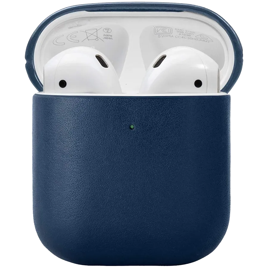 photo 1 - NATIVE UNION Чехол LEATHER CASE  Синий для AirPods (Gen. 1/2)