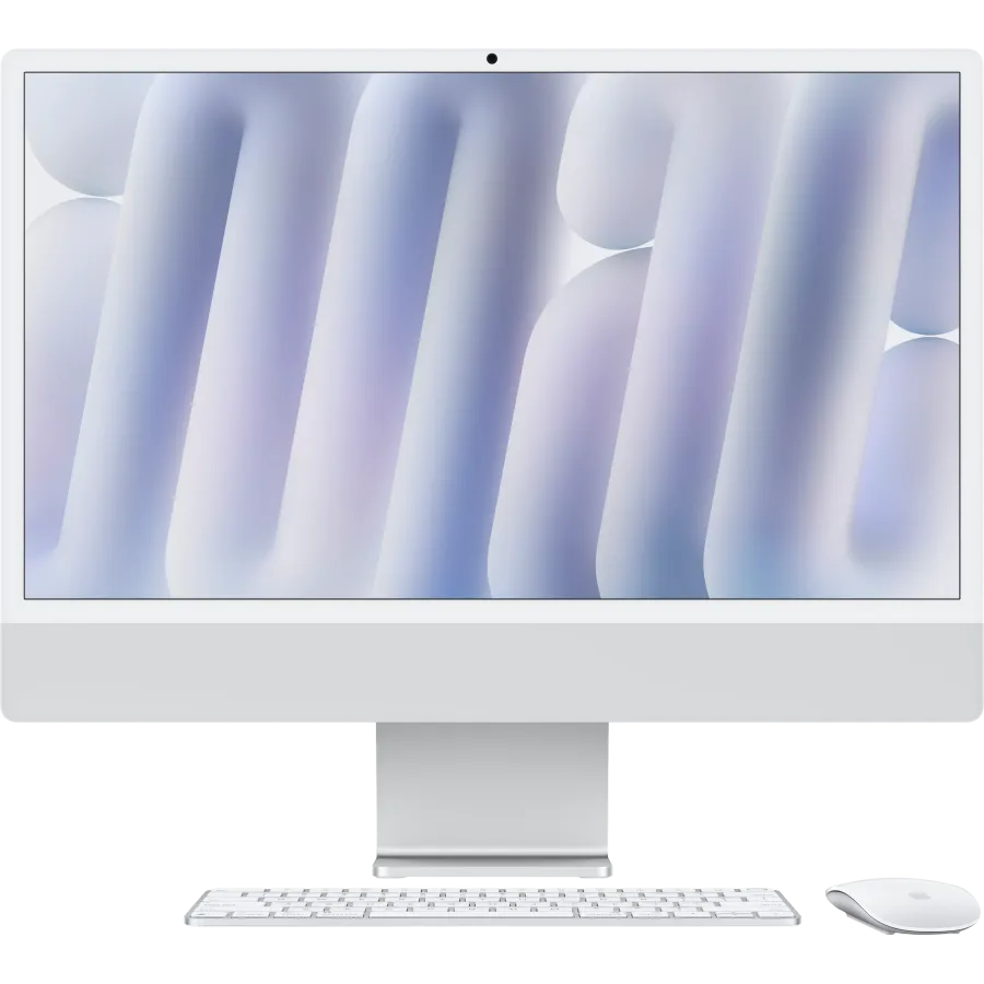 photo 1 - iMac 24" M4, 10C CPU 10C GPU, 16ГБ 256ГБ Твердотільний накопичувач Нанотекстурное стекло, Сріблястий