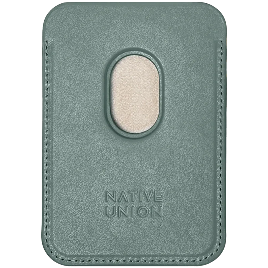 photo 2 - NATIVE UNION Wallet (RE)CLASSIC CARD WALLET with MagSafe Slate Green для iPhone