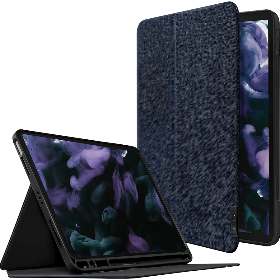 photo 2 - Обложка Smart Folio LAUT PRESTIGE Folio Синяя для iPad Pro 12,9 дюйма (3-го, 4-го и 5-го поколения)