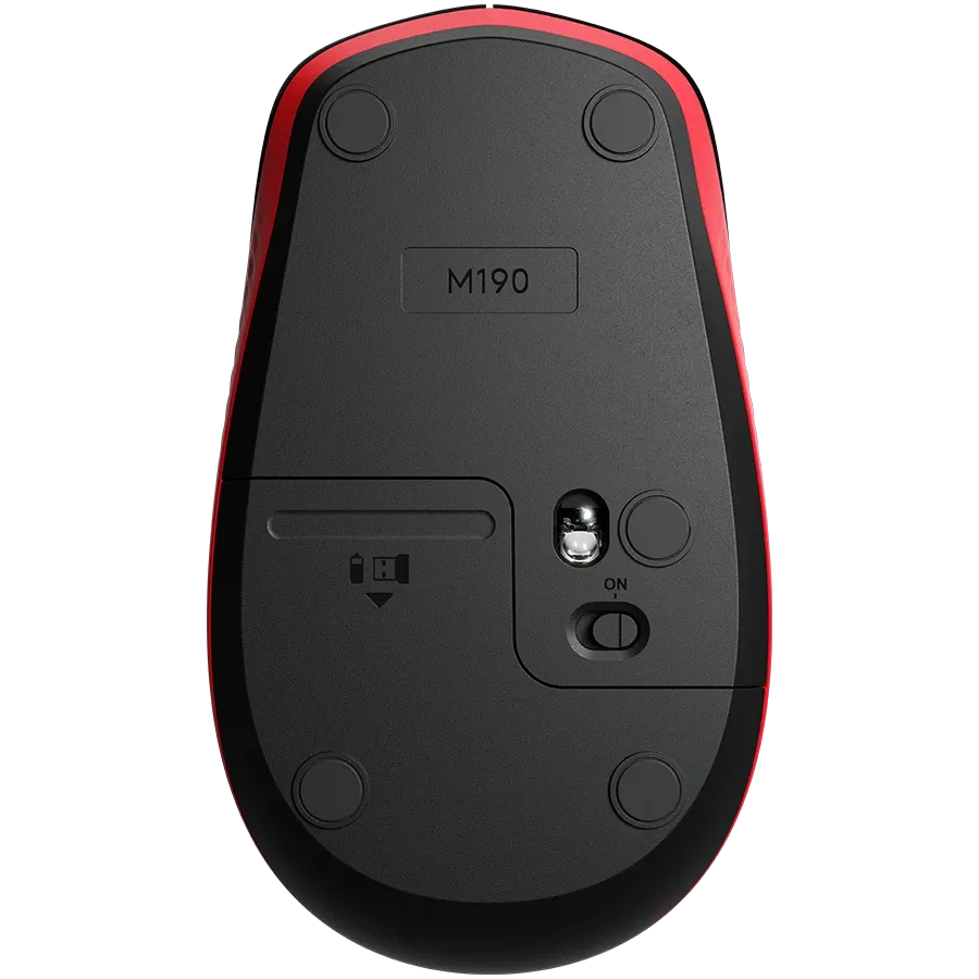 photo 5 - Мышь LOGITECH M190 Wireless Red (L910-005908)