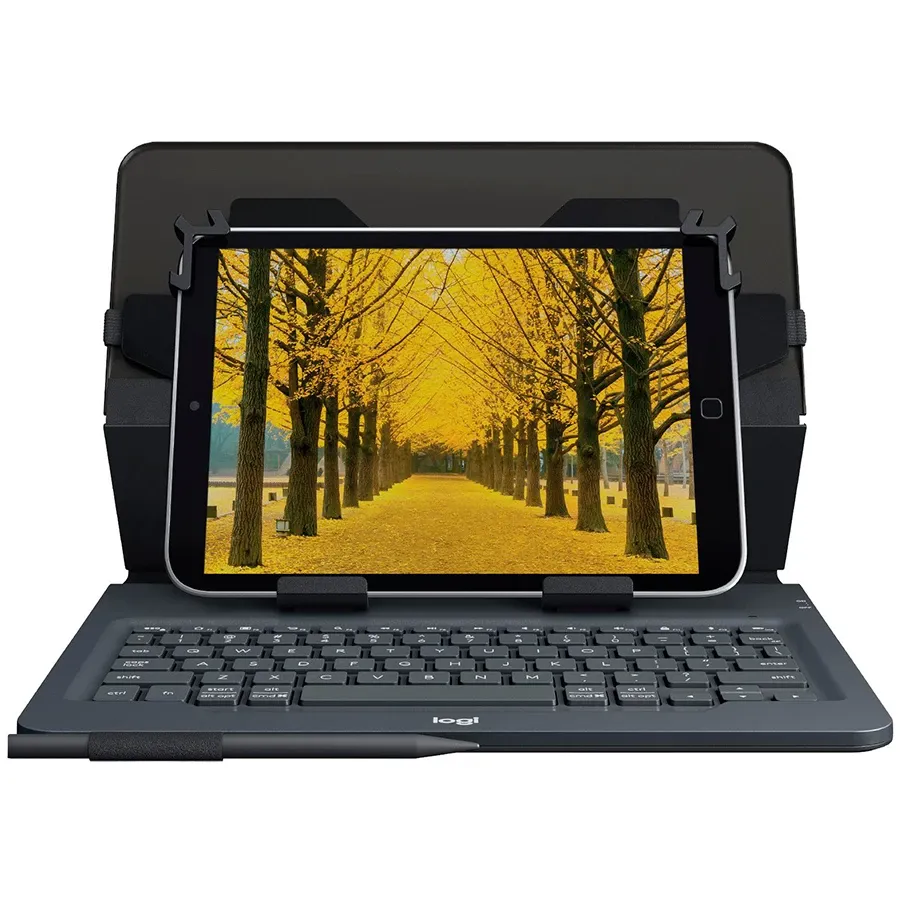 photo 1 - LOGITECH Чехол с клавиатурой Universal Folio  Чёрный