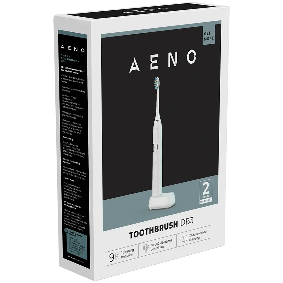 photo 8 - AENO DB3 Зубна щітка, Sonic, Білий