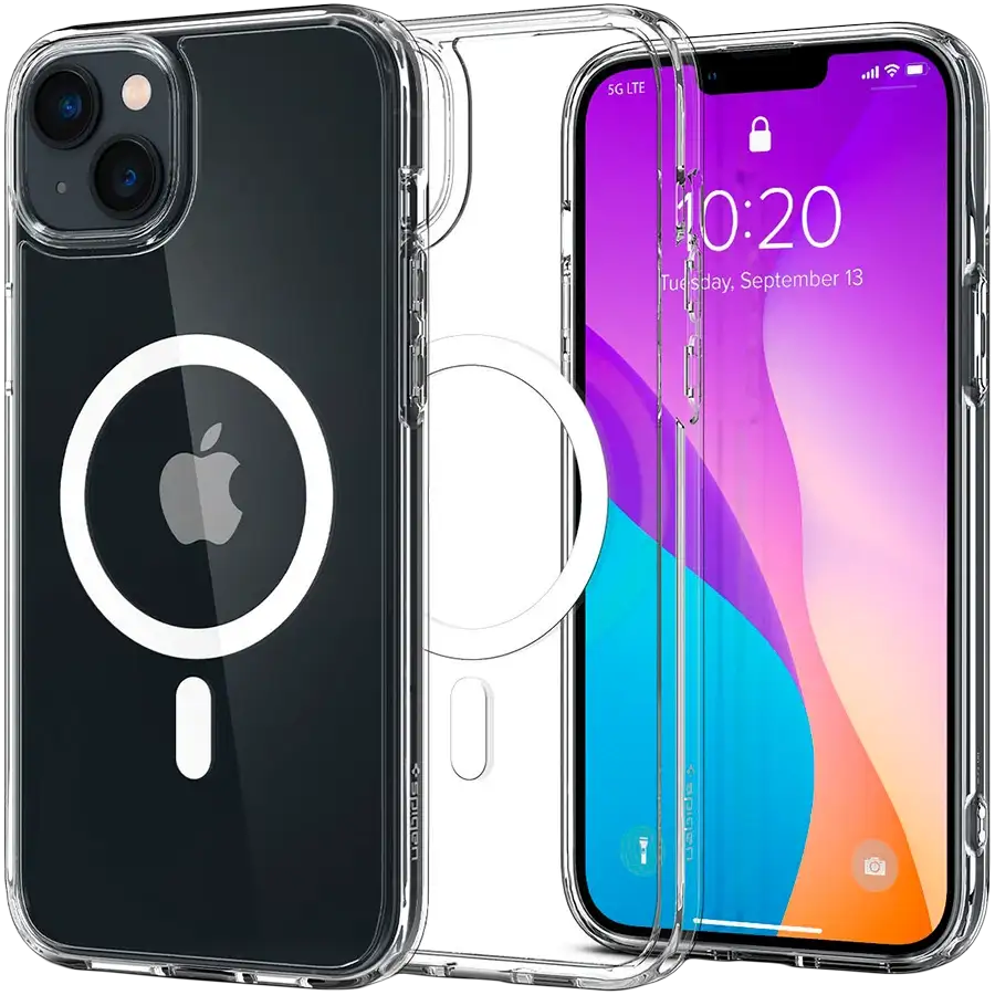 Чехол SPIGEN SGP Ultra Hybrid MagFit с MagSafe Белый для iPhone 14 – photo 2