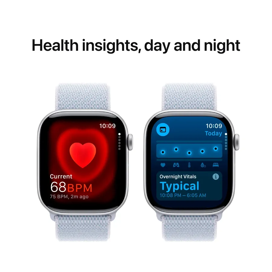 photo 5 - Apple Watch Series 10 GPS,  Blue Cloud Sport Loop, 42մմ, Արծաթագույն