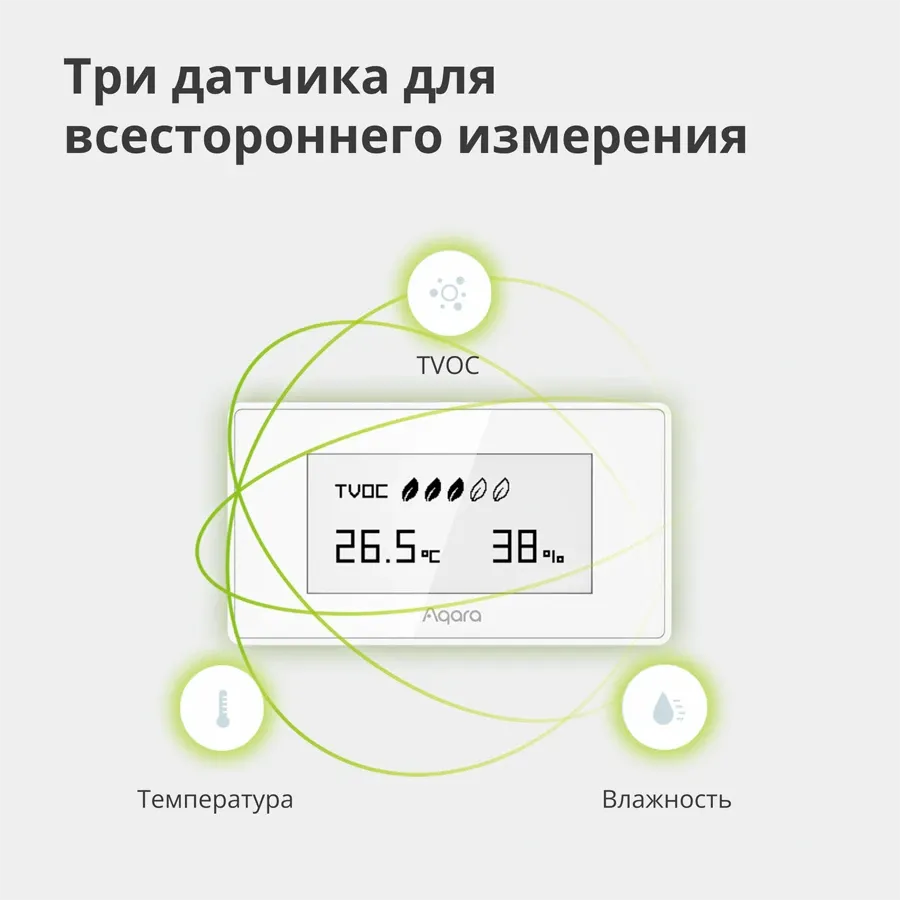 photo 9 - Aqara Датчик качества воздуха Model No: AAQS-S01