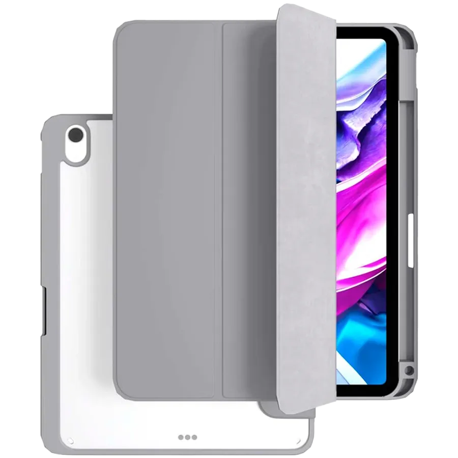 photo 1 - VLP Smart Folio мұқабасы Split Folio Сұр for iPad Air 11 (M2)