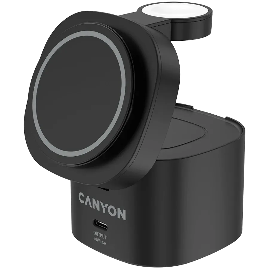 photo 2 - Беспроводное зарядное устройство CANYON OnCharge 405, 15 Вт, Чёрный