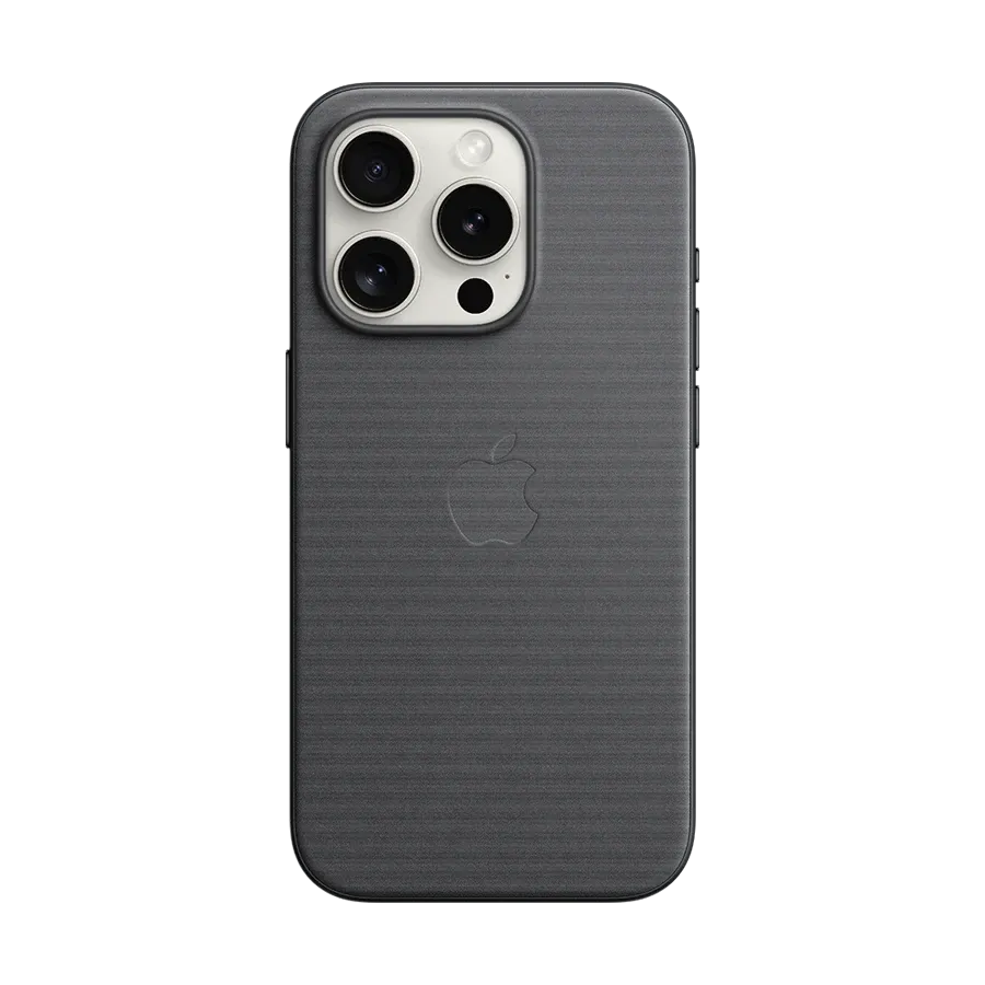 photo 1 - Чехол Apple FineWoven с MagSafe для iPhone 15 Pro, Чёрный