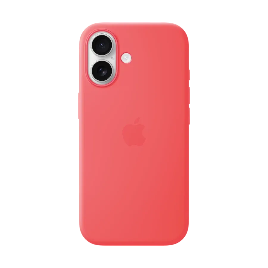 photo 1 - Силиконовый чехол Apple с MagSafe для iPhone 17, Bright Guava