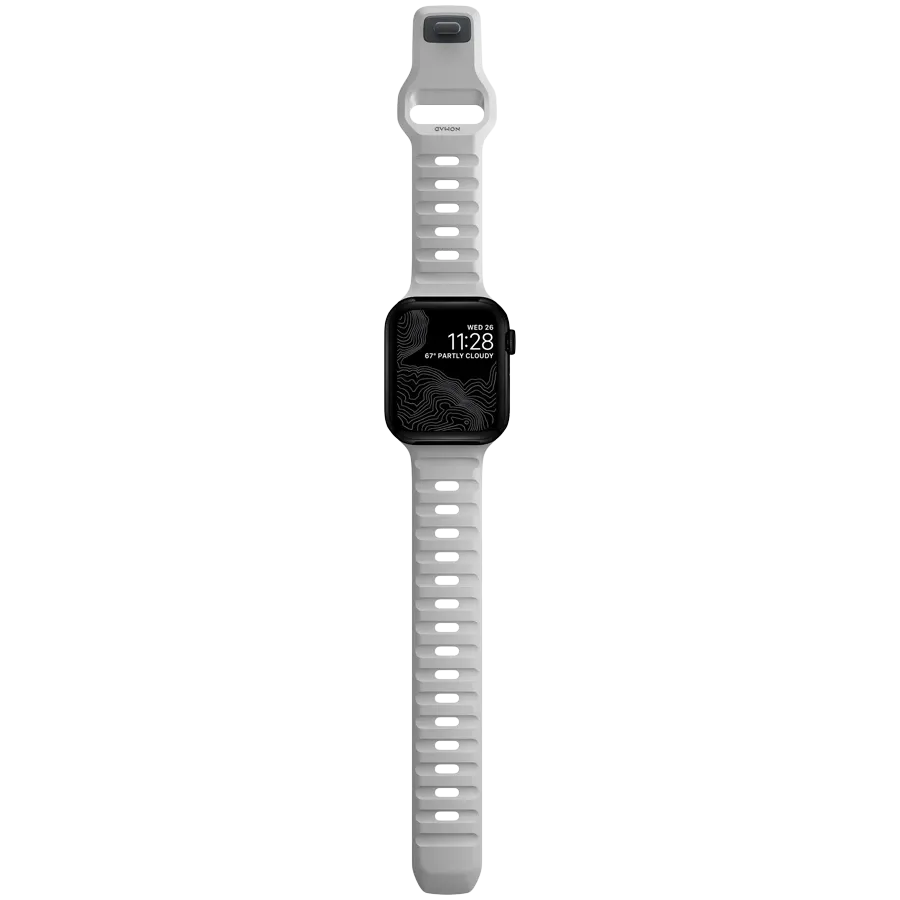 photo 1 - NOMAD Sport Band for Apple Watch 45/49 mm, Lunar Gray