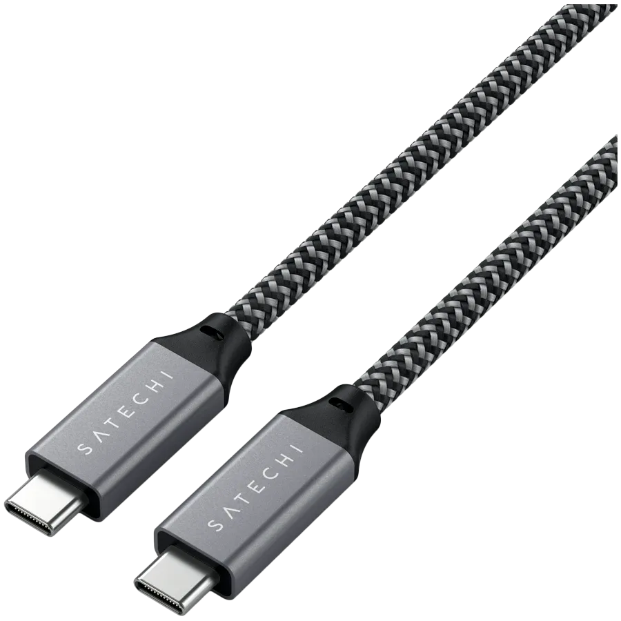 photo 2 - Кабель SATECHI USB4 C - C Cable 100W Space Gray 0.8 m