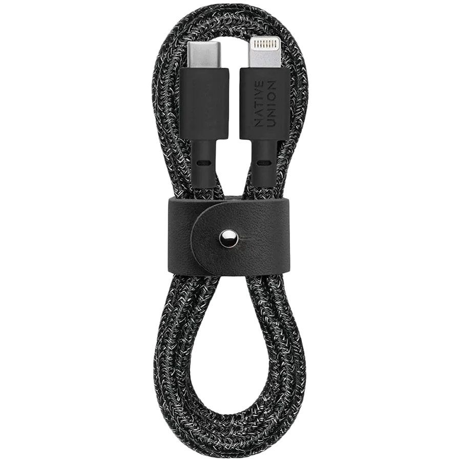 photo - NATIVE UNION USB-C to Lightning Cable, Space Black, 1.2m