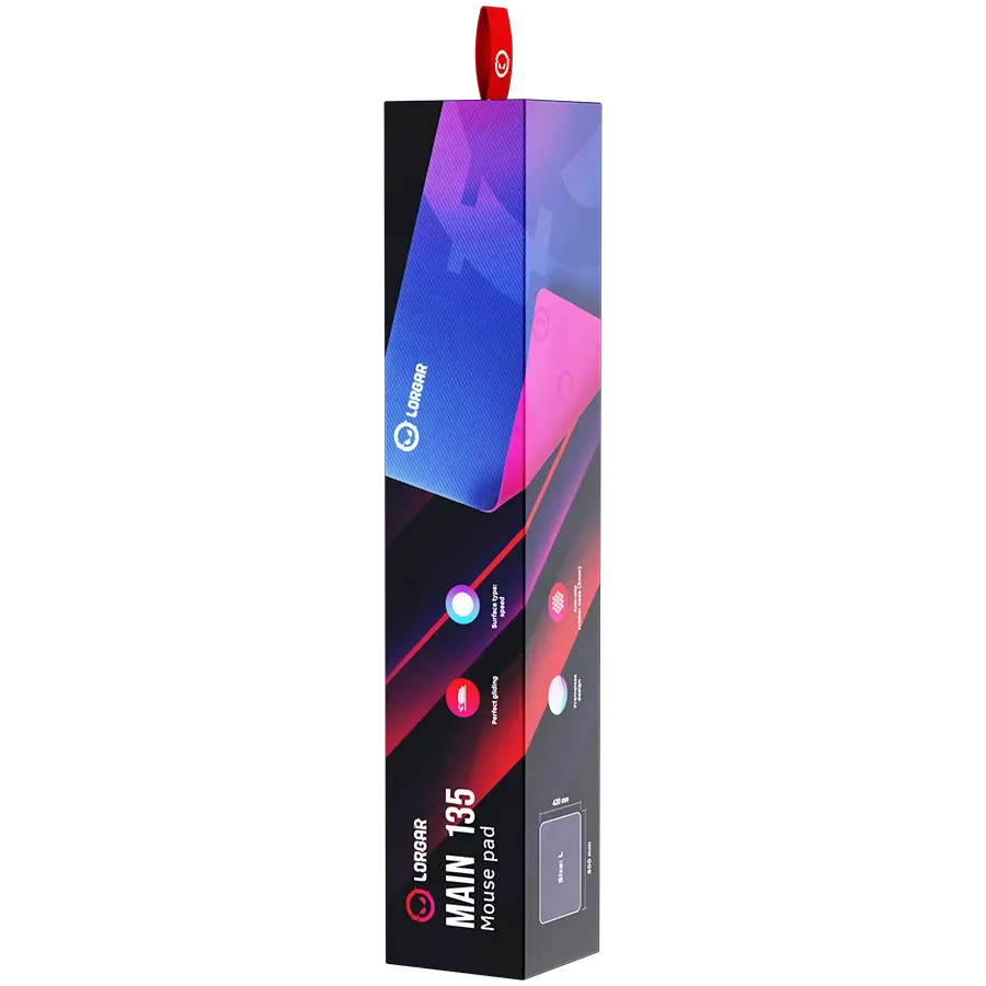 photo 7 - LORGAR Multispandex mousepad with purple rubber