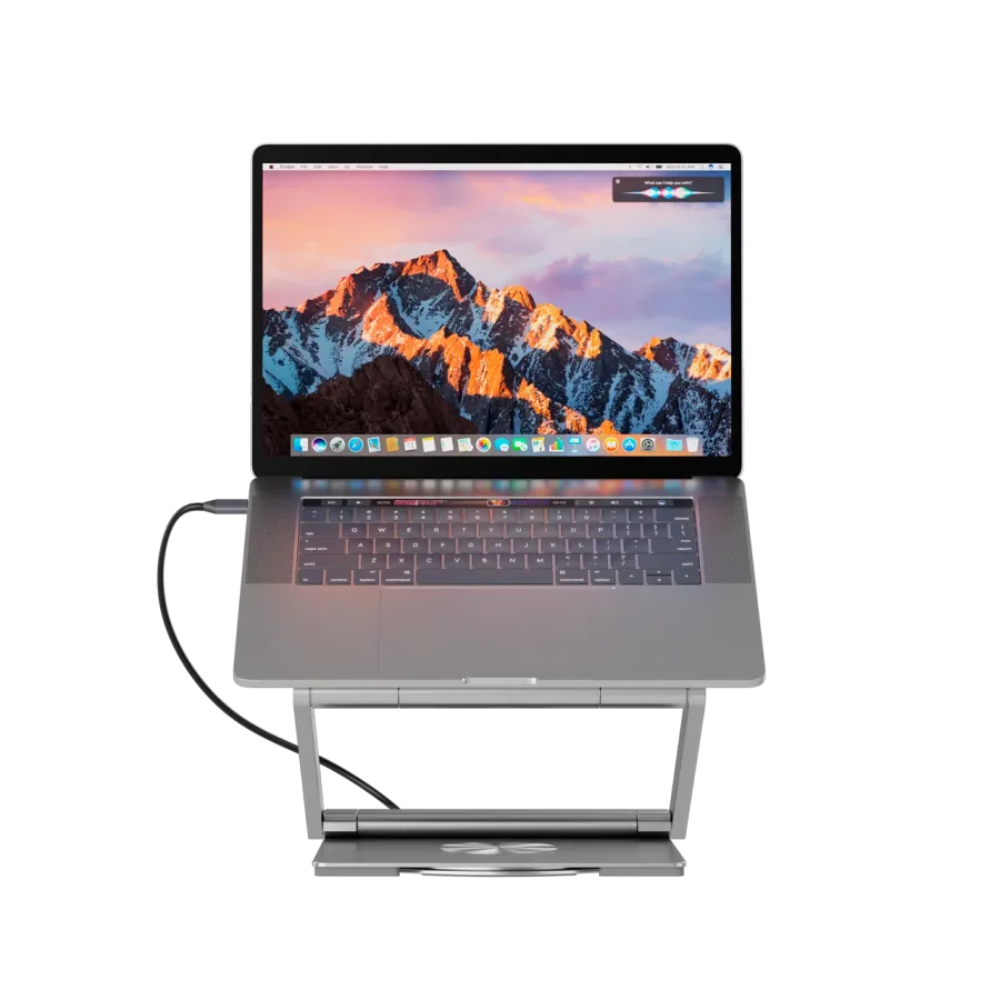 photo 6 - Подставка CANYON для ноутбука с адаптером, Серый