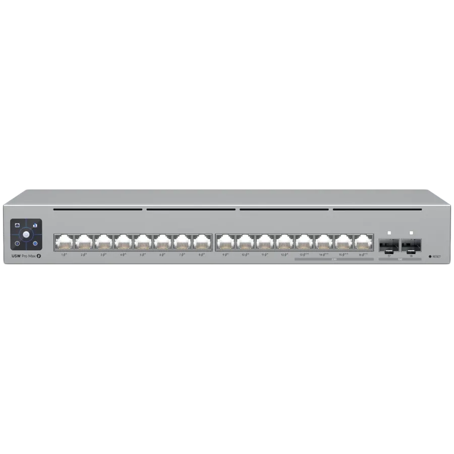 photo 1 - Switch administrabil Ubiquiti UniFi, 16 porturi, 2×SFP+, PoE++, Gray
