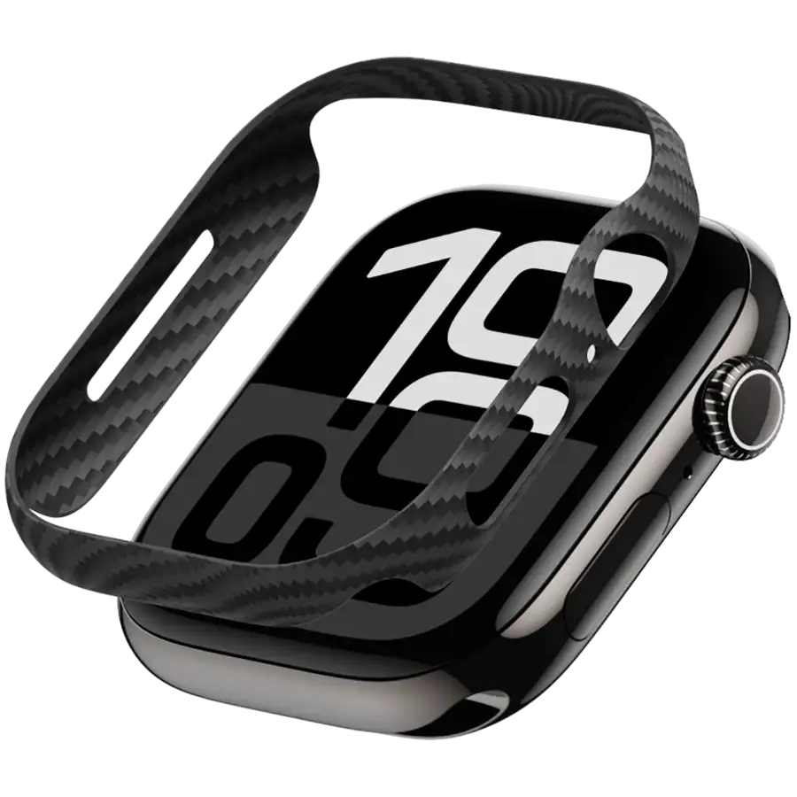 PITAKA Чехол Air Case Чёрный/Серый для Apple Watch (10 Gen.) – photo 2