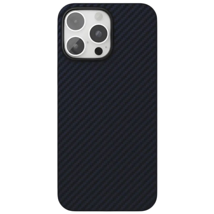 photo 1 - VLP Protective Case Kevlar Case with MagSafe Dark Blue for iPhone 16 Pro Max