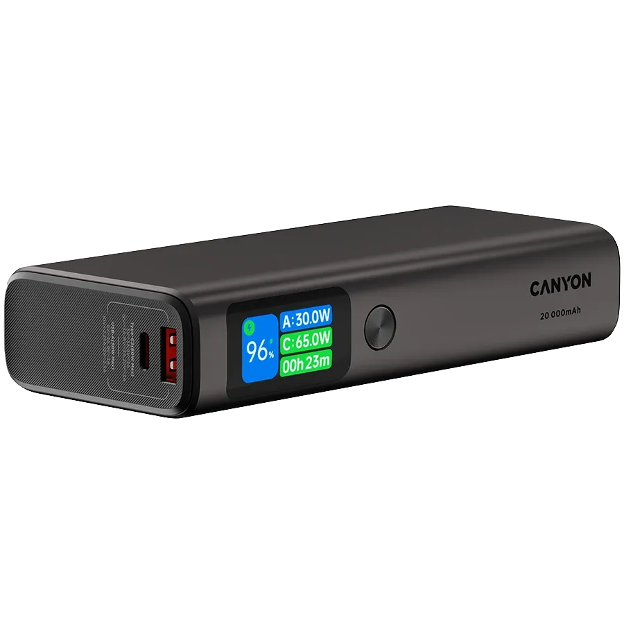 photo 5 - CANYON OnPower 230 Портативное зарядное устройство, Тёмно-серый