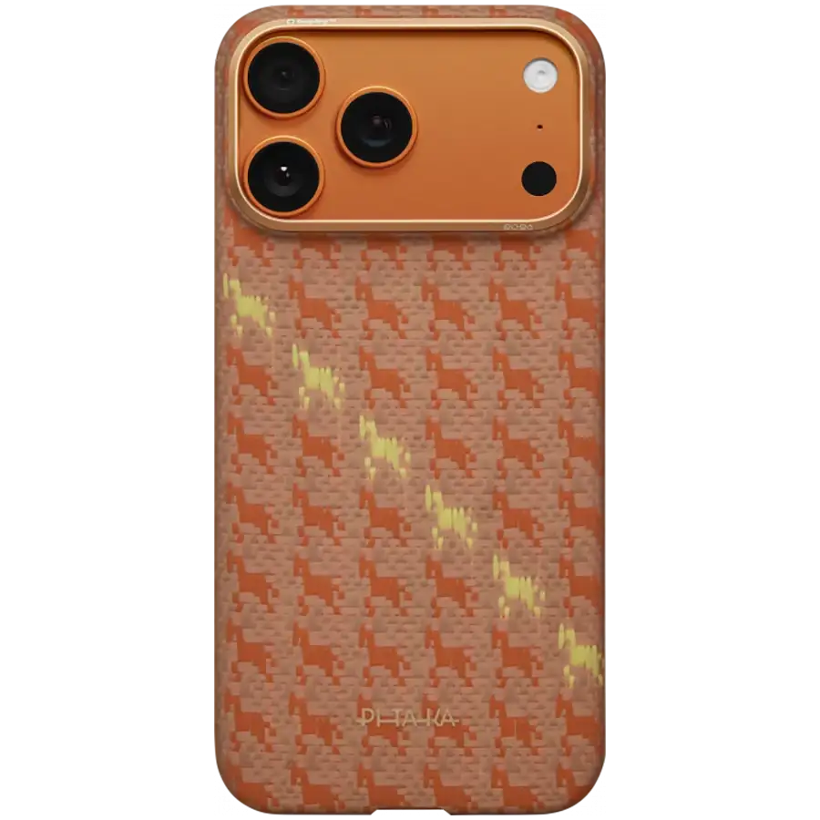 PITAKA Чохол Happiness Rides with MagSafe Amber для iPhone 17 Pro Max – photo