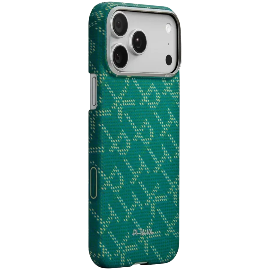 photo 2 - PITAKA Պատյան Ultra-Slim հետ MagSafe Green/Gold for iPhone 17 Pro