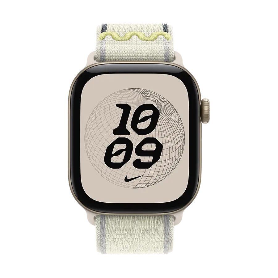 Apple 46mm Nike Sport Loop Ремінець for Apple Watch 44/45/46/49 mm, Chalk Calm – photo 3