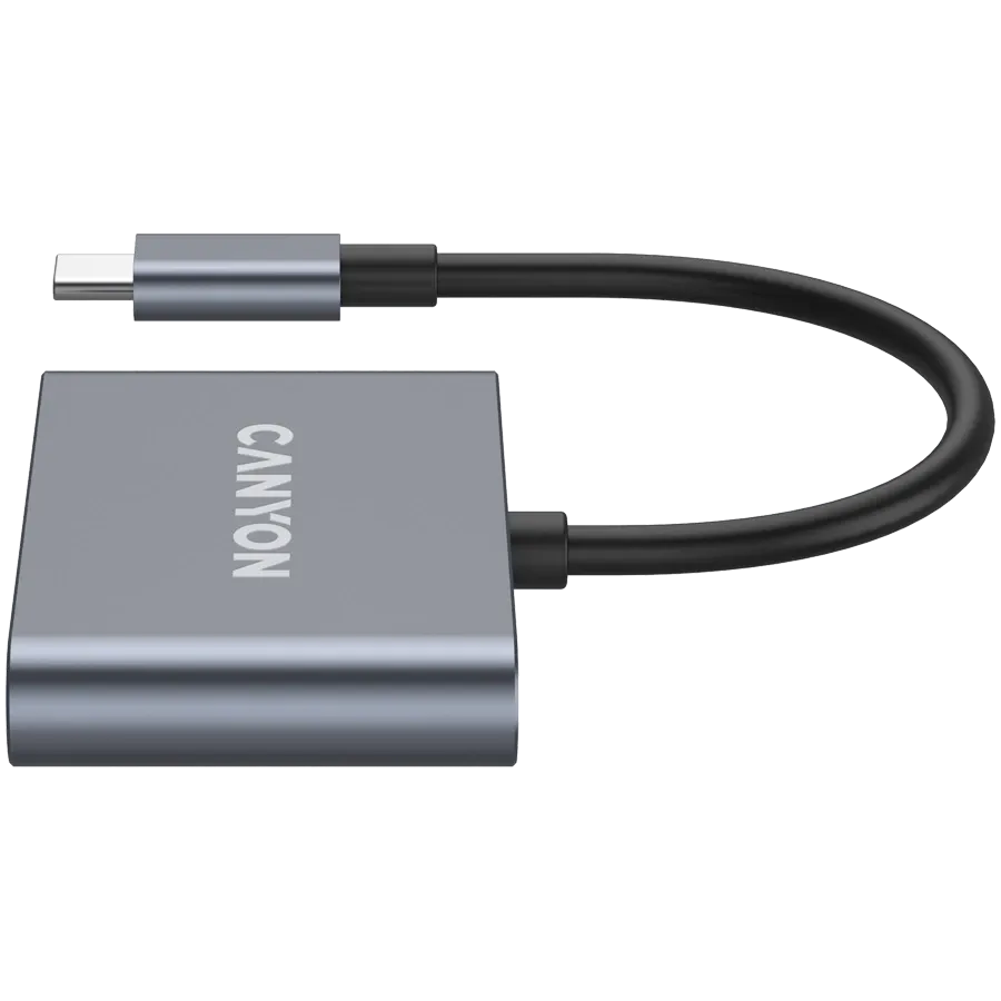photo 4 - CANYON  DS-3  USB Хаб  Тёмно-серый