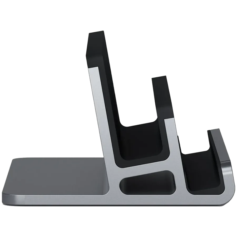 photo 4 - Подвійна вертикальна підставка SATECHI Dual Vertical Laptop Stand (ST-ADVSM)